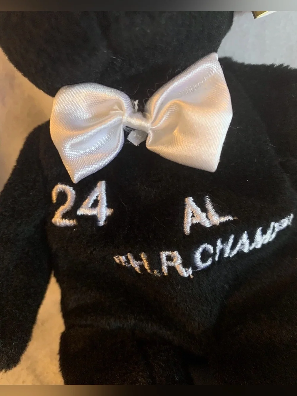 Vintage 1998 Salvino's Bammers Ken Griffey Jr #24 Home Run Champ Tuxedo Bear NWT